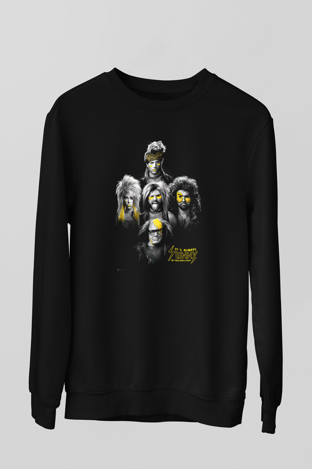 Its Always Sunny in Philadelphia Siyah Unisex Sweatshirt