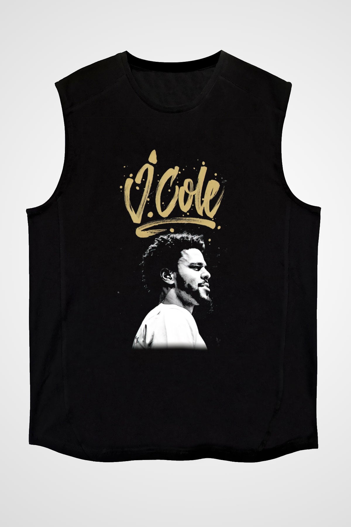 J. Cole Siyah Unisex Kolsuz Tişört