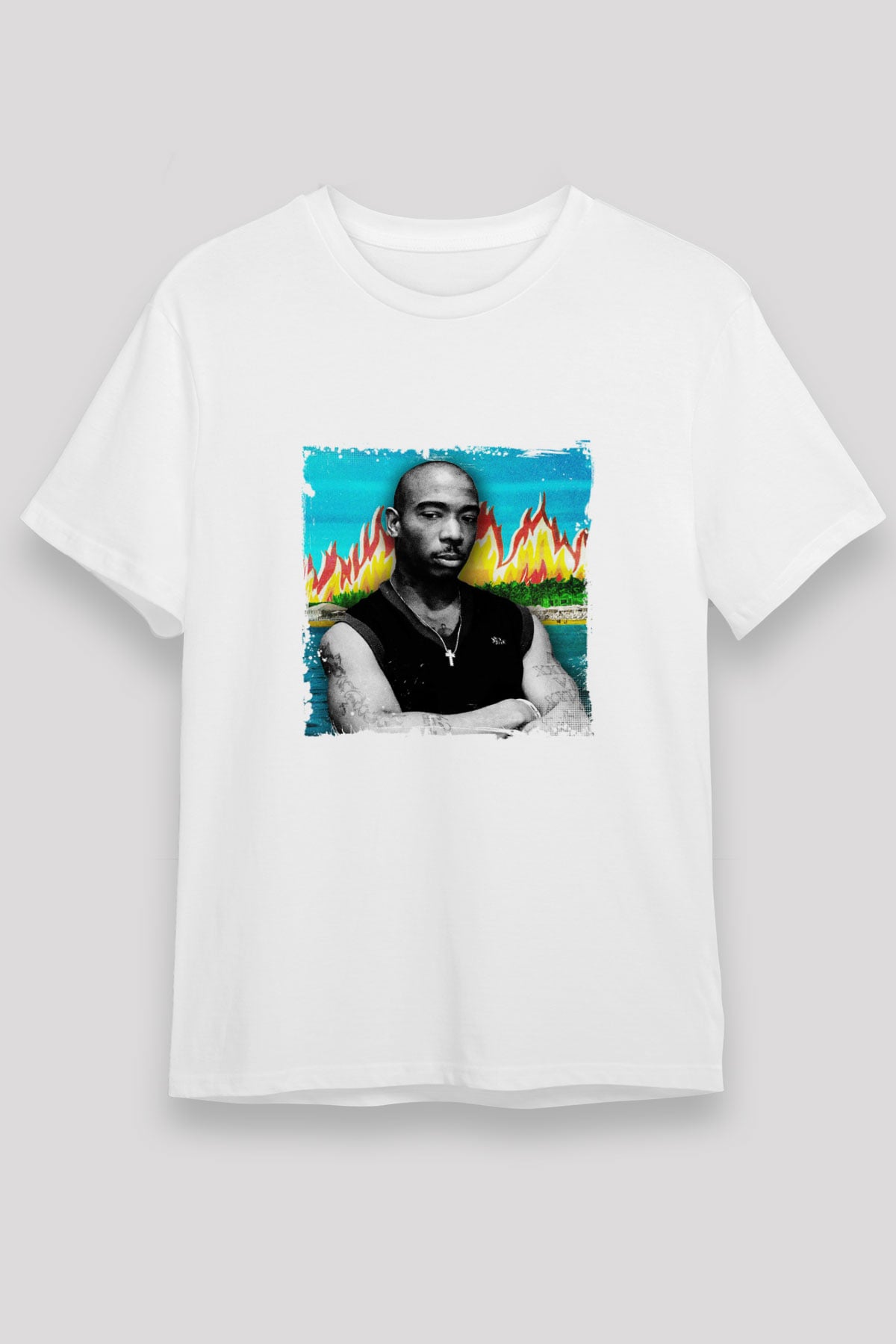 Ja Rule Baskılı Unisex Beyaz Tişört