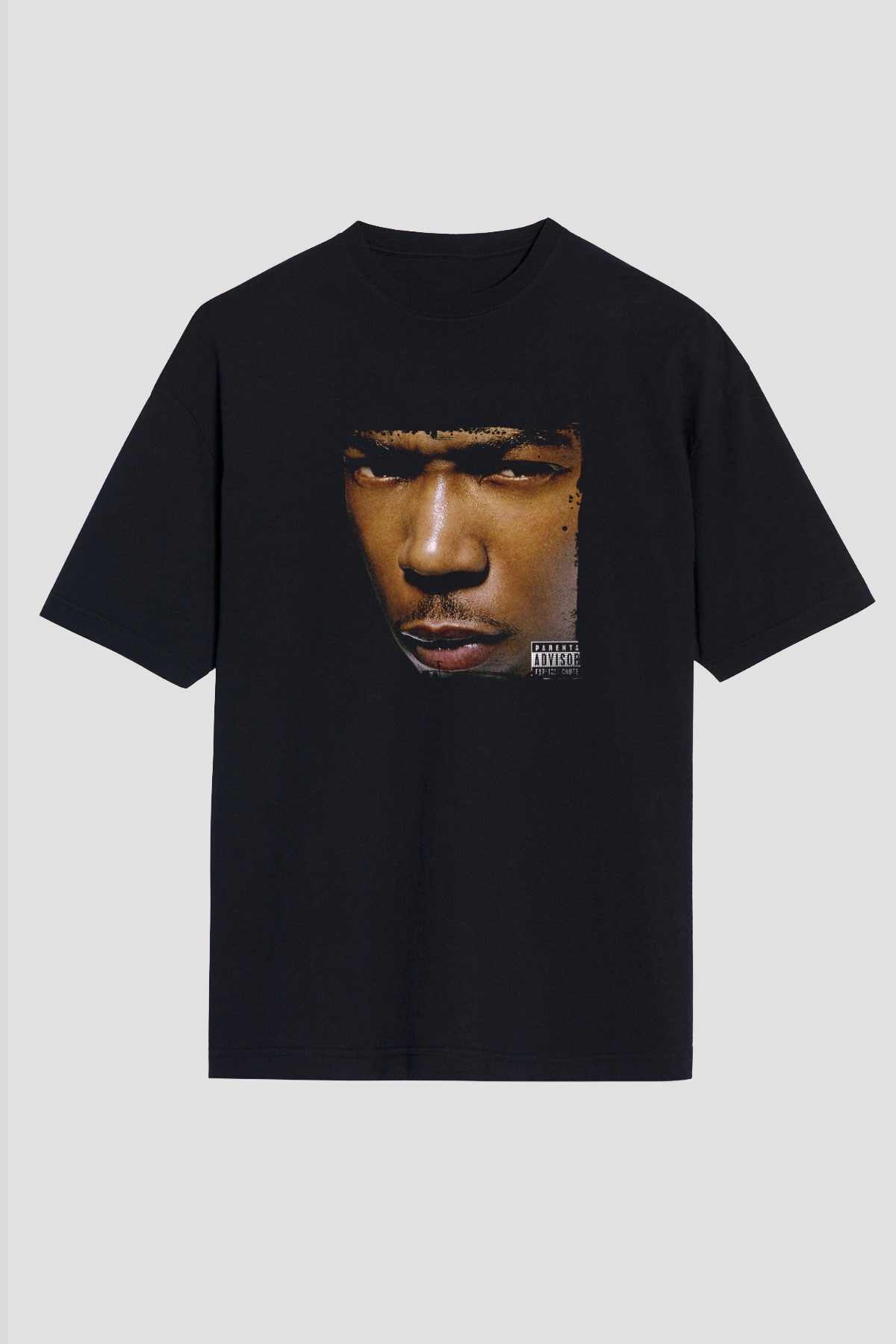 Ja Rule Baskılı Unisex Oversize Siyah Tişört
