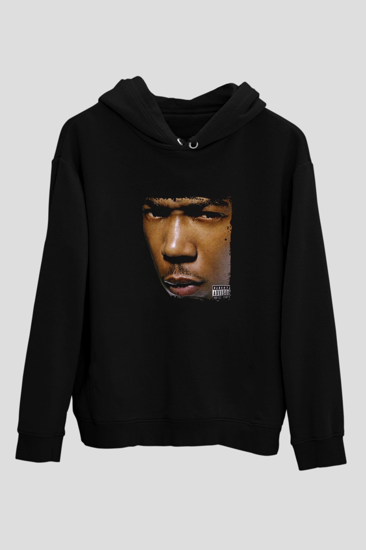 Ja Rule Baskılı Unisex Siyah Hoodie