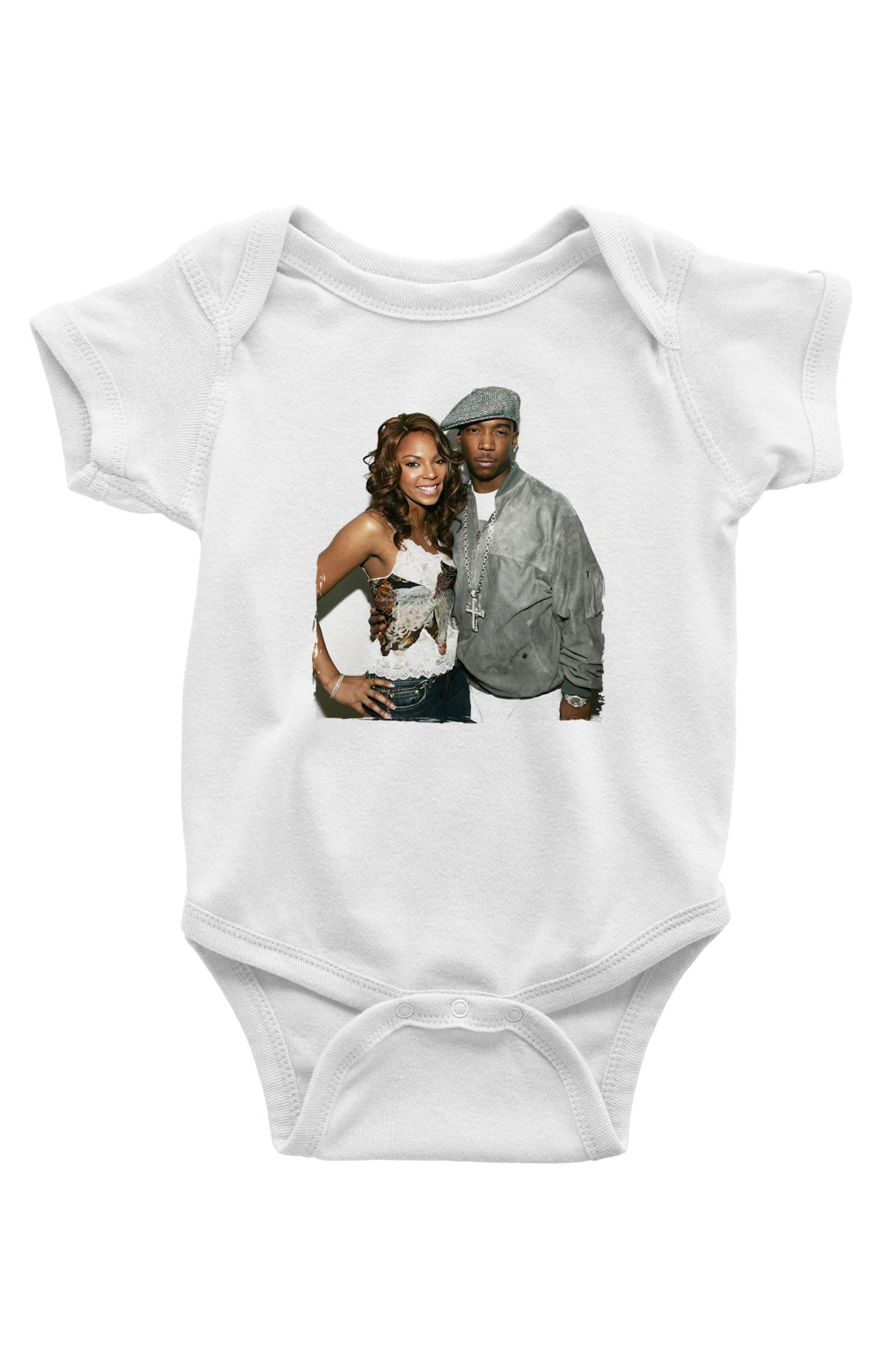 Ja Rule Beyaz Bebek Body - Zıbın