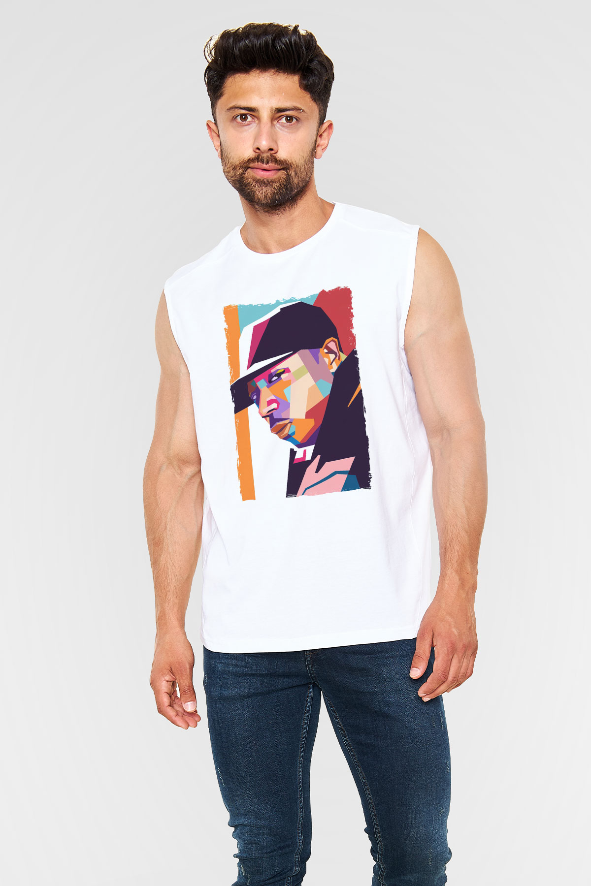 Ja Rule Beyaz Unisex Kolsuz Tişört
