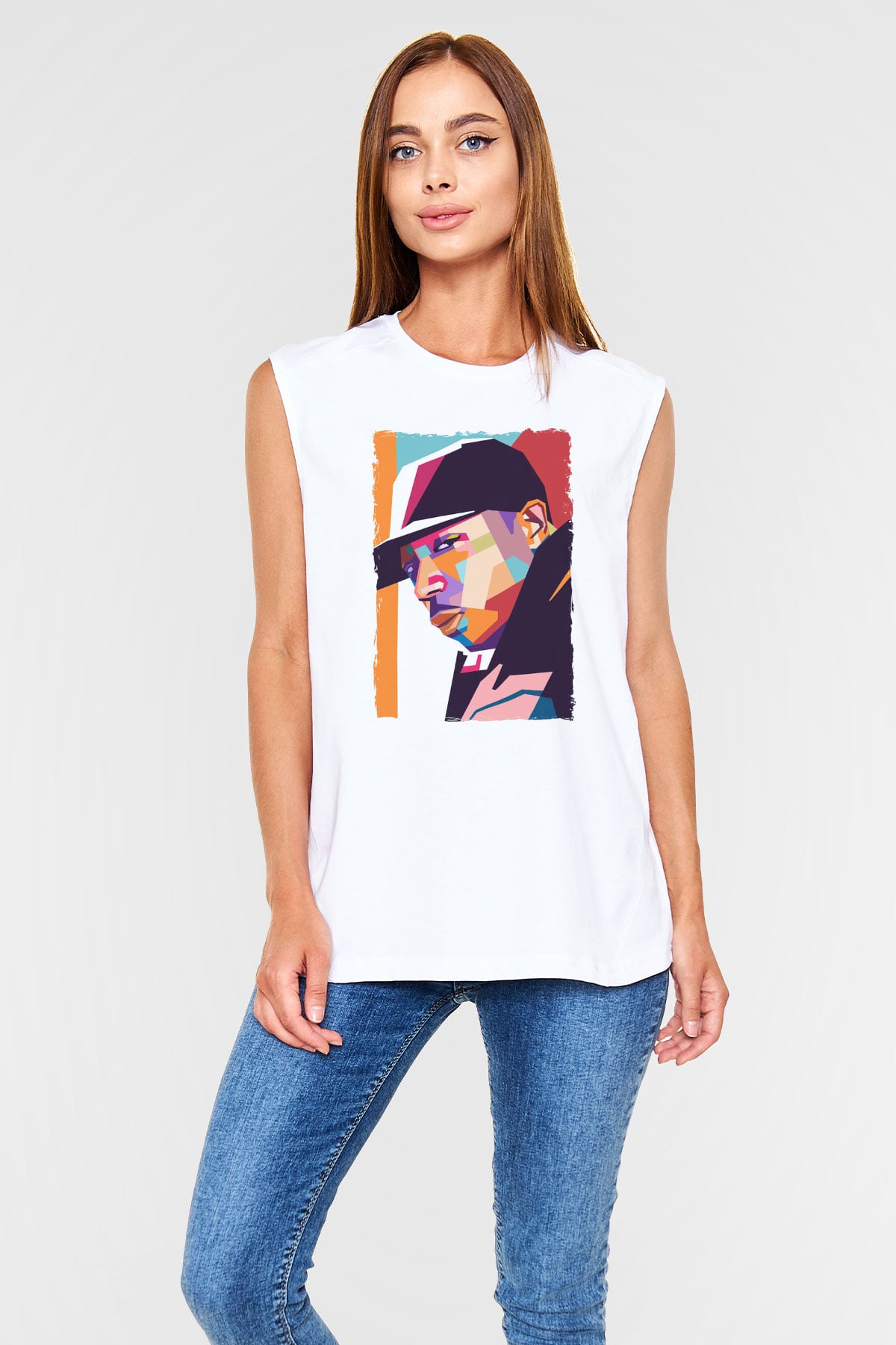 Ja Rule Beyaz Unisex Kolsuz Tişört