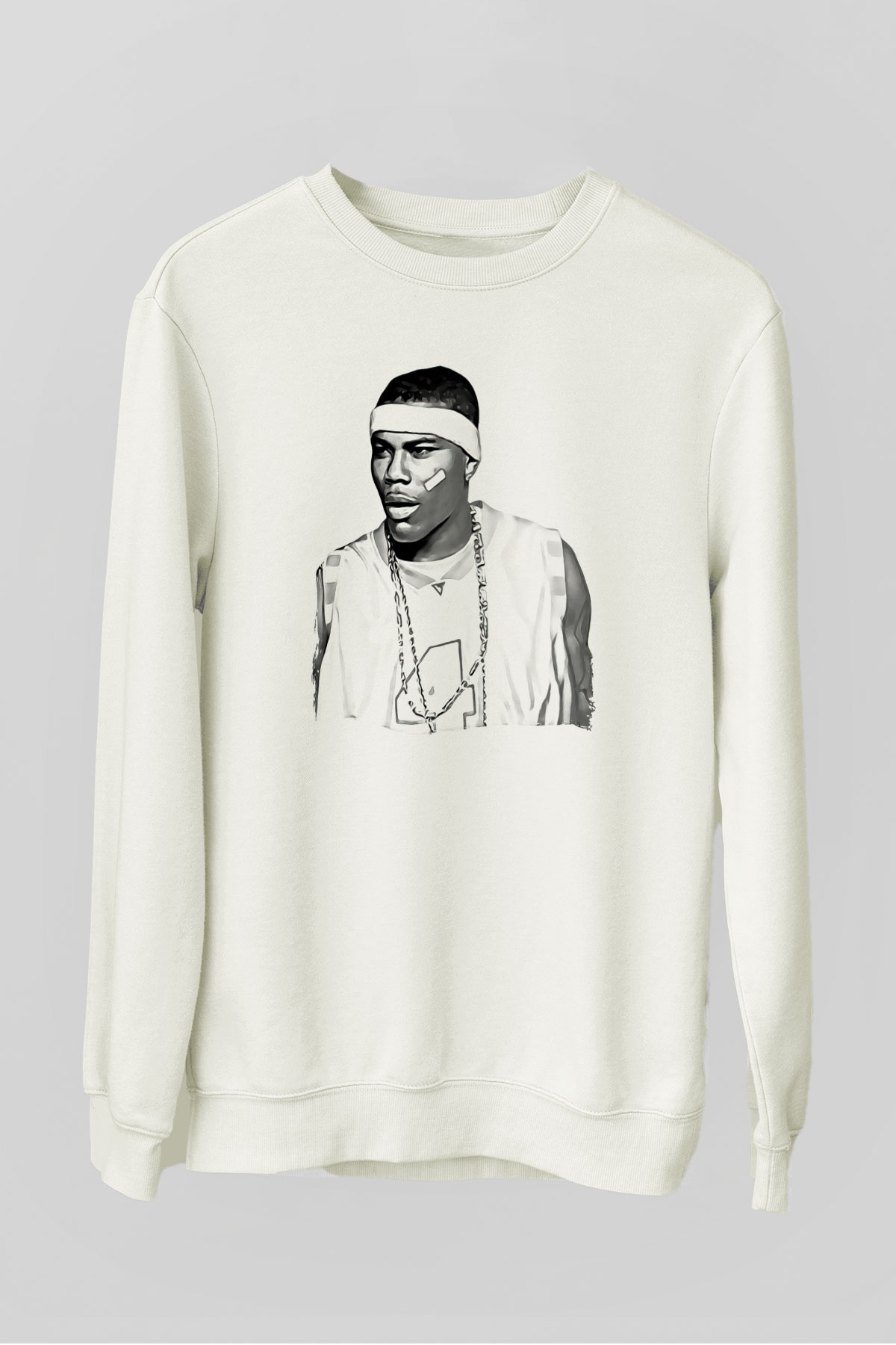 Ja Rule Beyaz Unisex Sweatshirt