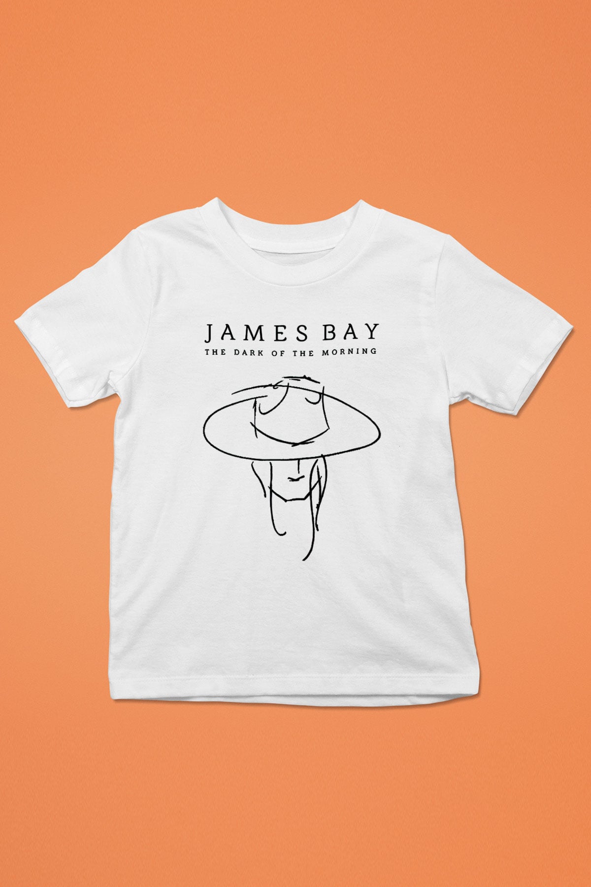 James Bay Baskılı Beyaz Unisex Çocuk Tişört
