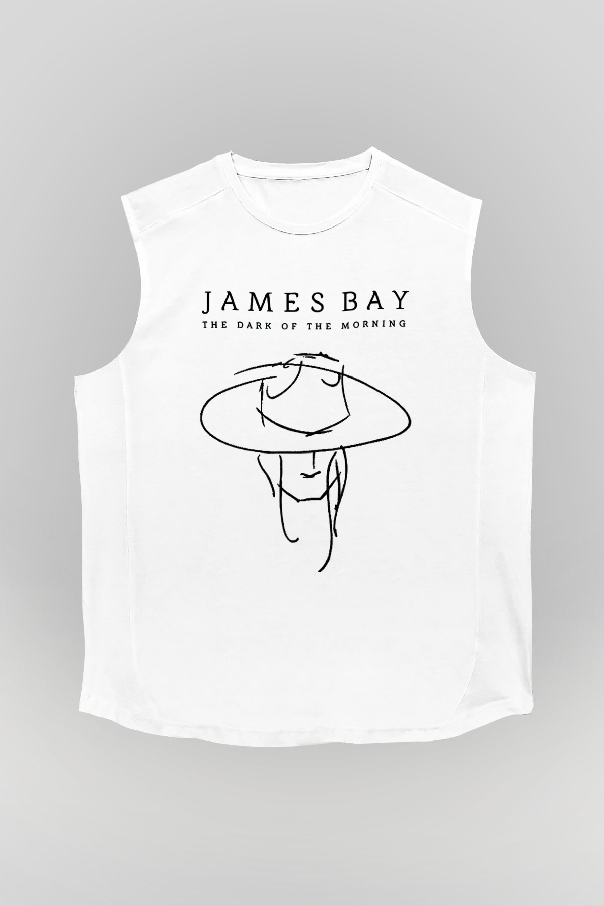 James Bay Beyaz Unisex Kolsuz Tişört
