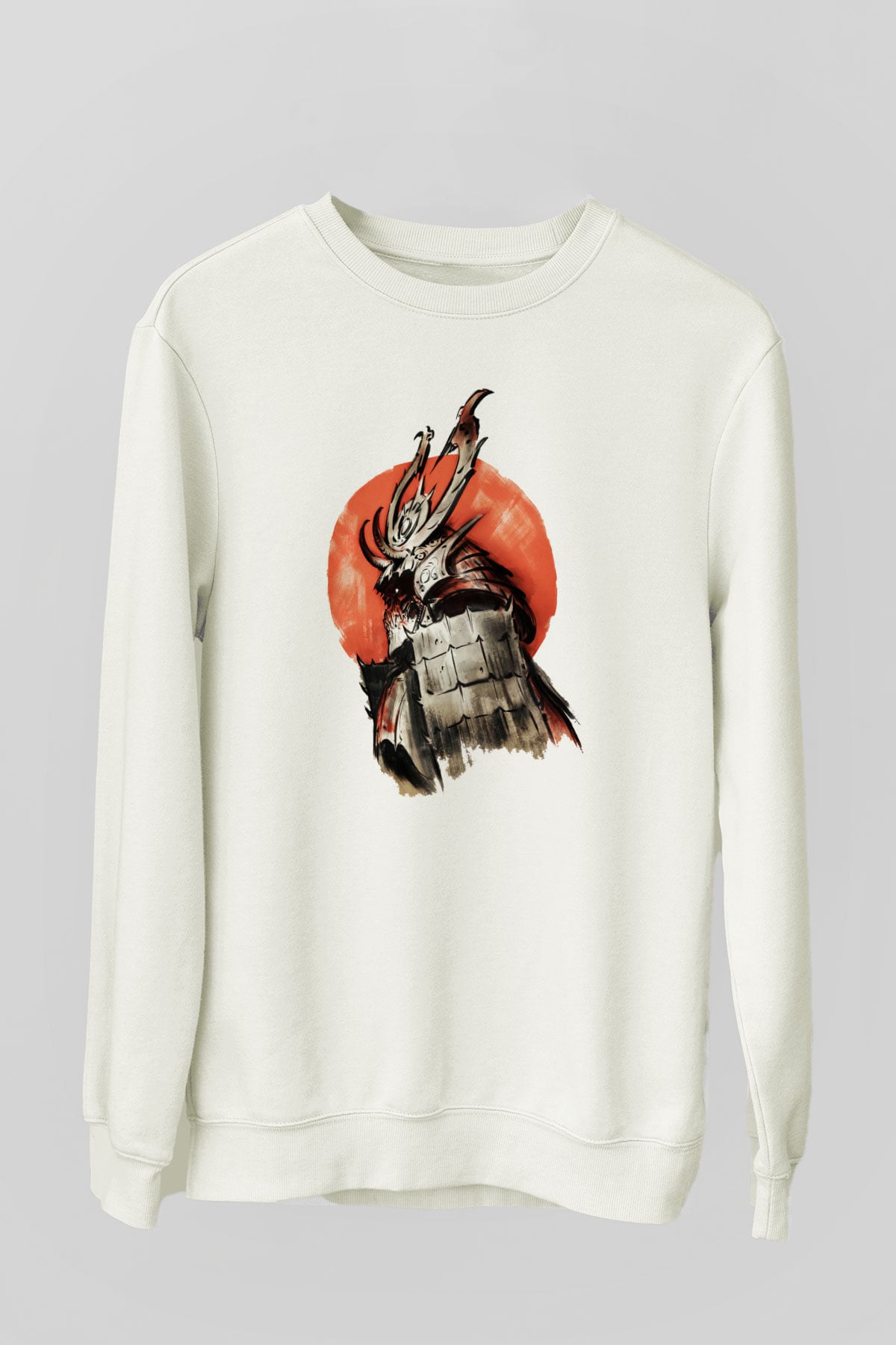 Japonya Beyaz Unisex Sweatshirt