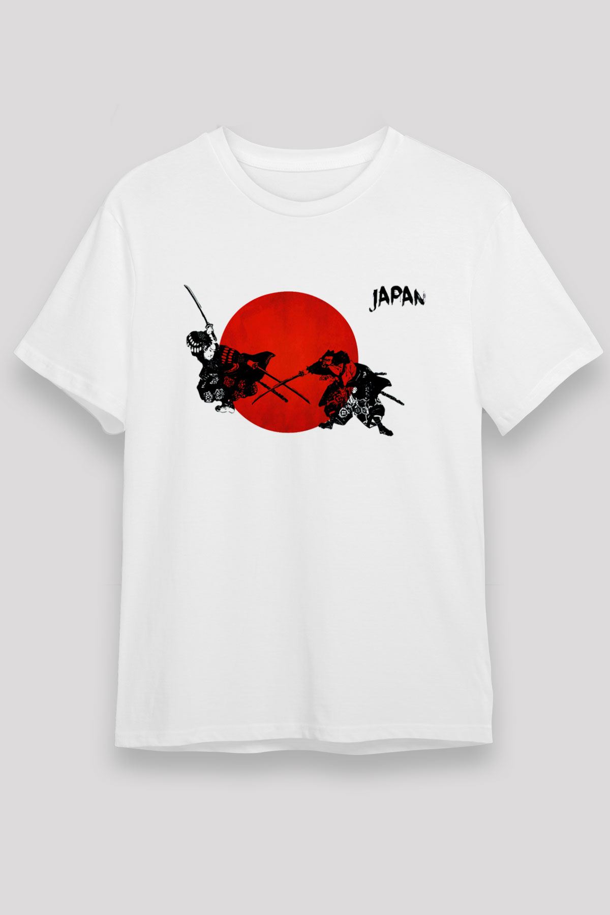 Japonya Beyaz Unisex Tişört T-Shirt - TişörtFabrikası