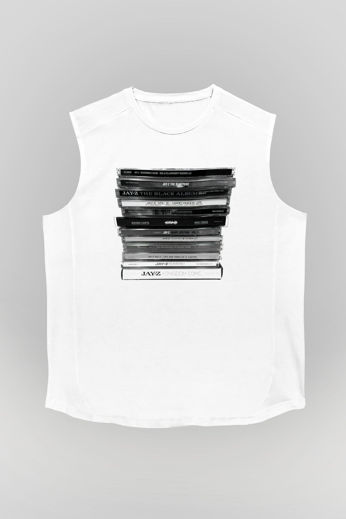 Jay-Z Beyaz Unisex Kolsuz Tişört