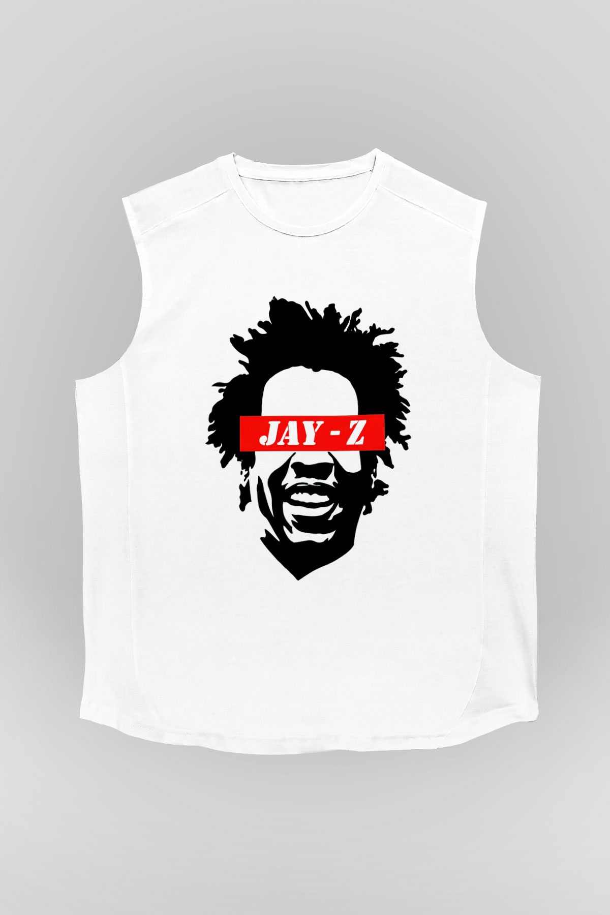 Jay-Z Beyaz Unisex Kolsuz Tişört