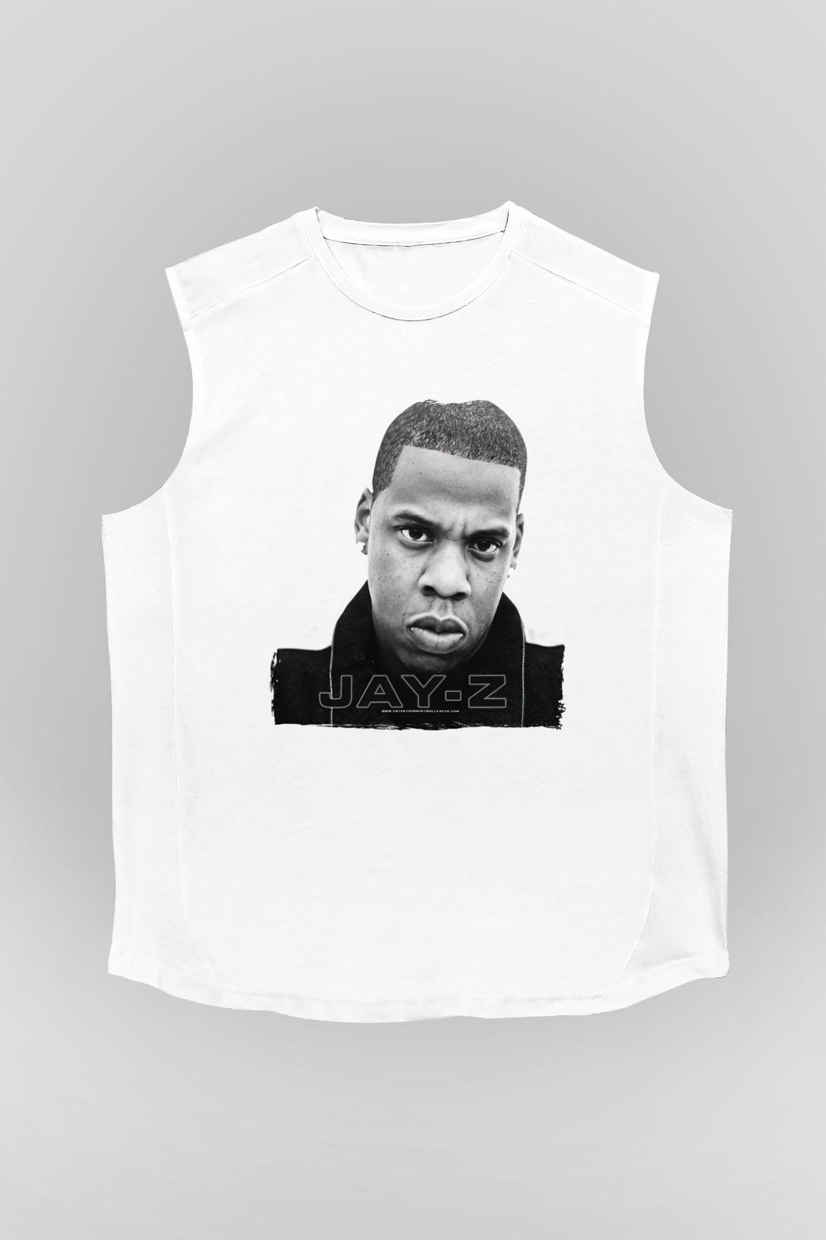 Jay-Z Beyaz Unisex Kolsuz Tişört