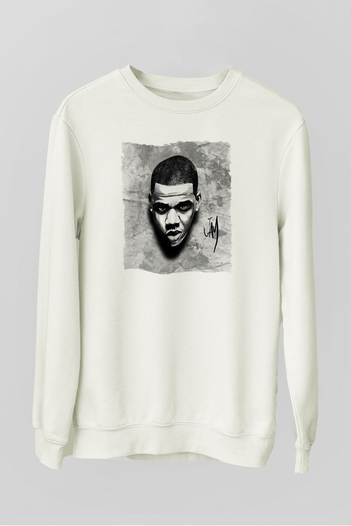 Jay-Z Beyaz Unisex Sweatshirt