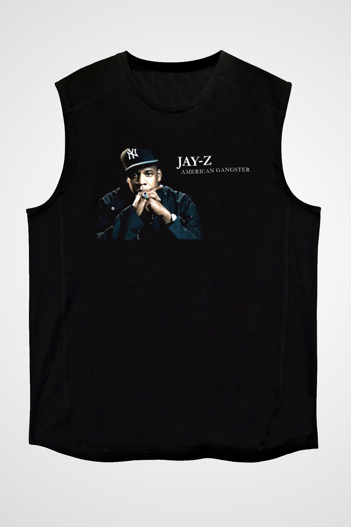 Jay-Z Siyah Unisex Kolsuz Tişört