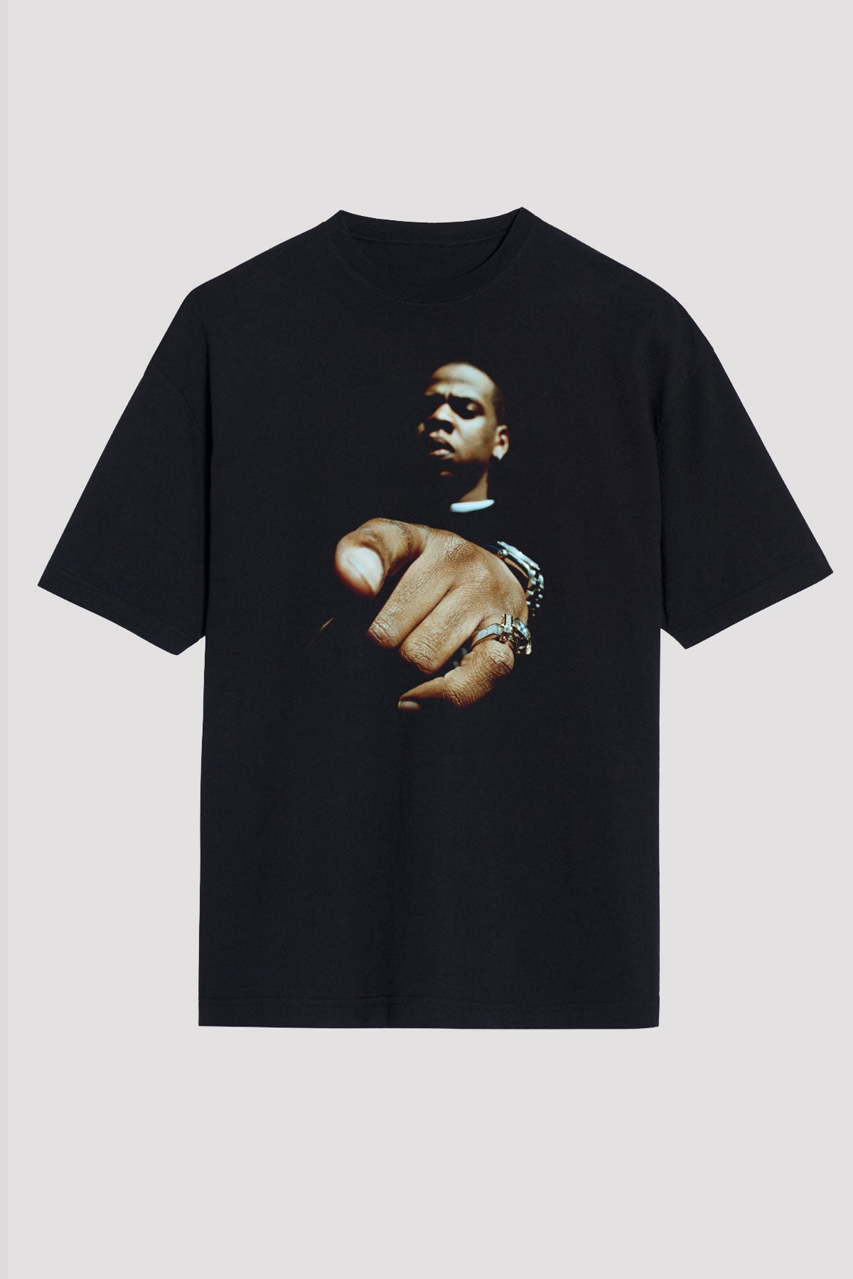 Jay-Z Siyah Oversize Tişört Oversize T-shirt - TişörtFabrikası