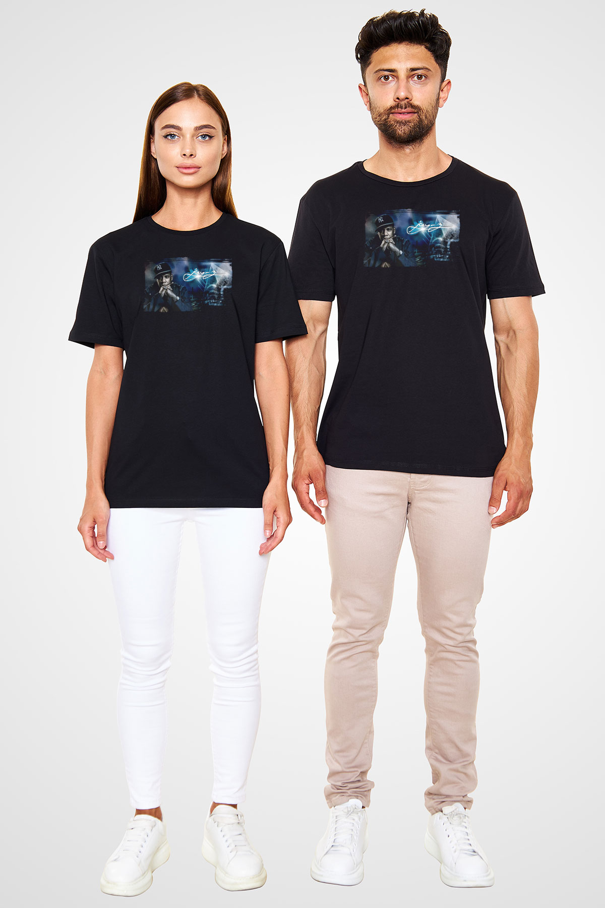 Jay-Z Siyah Unisex Tişört T-Shirt - TişörtFabrikası