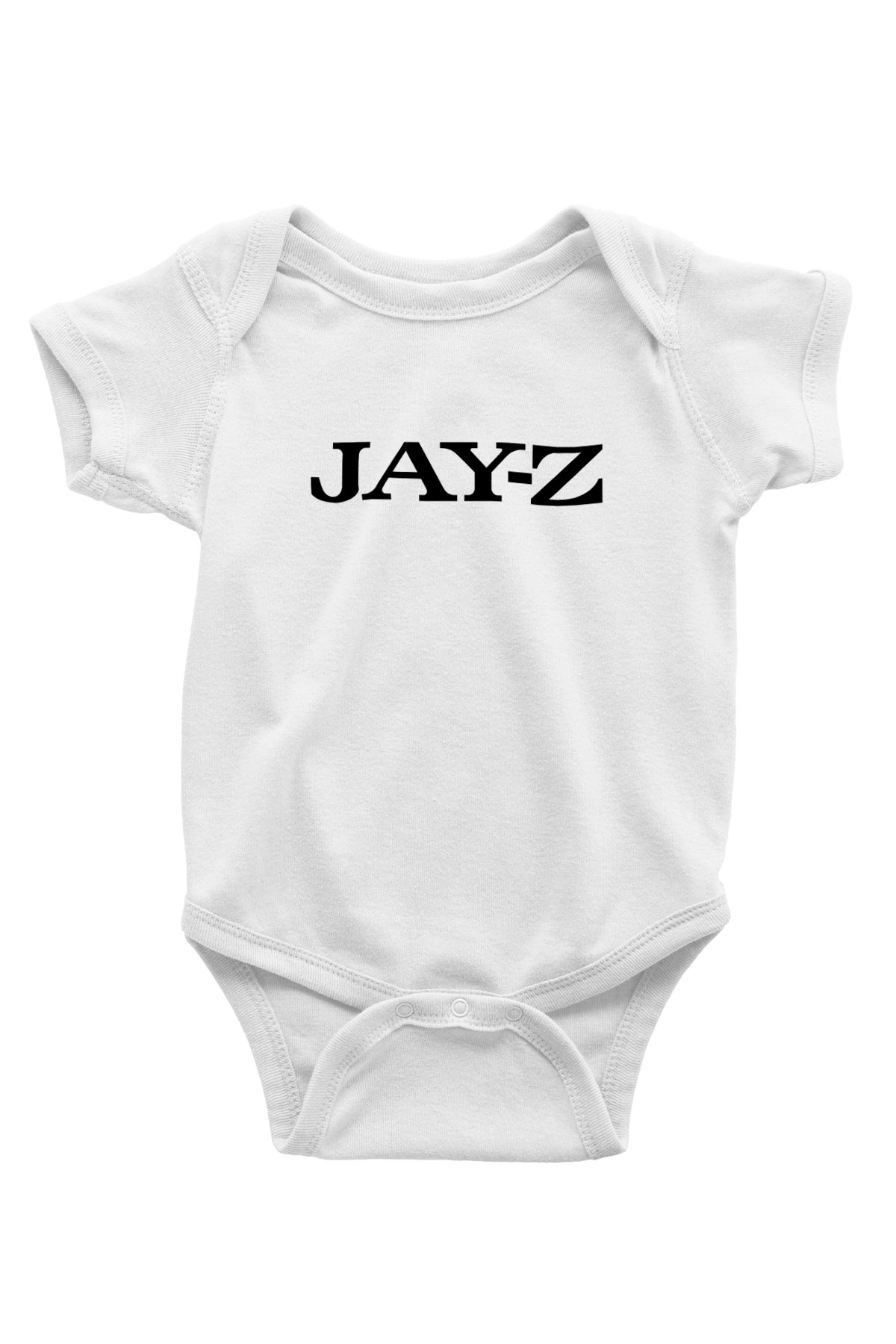 JayZ Baskılı Beyaz Unisex Bebek Body - Zıbın