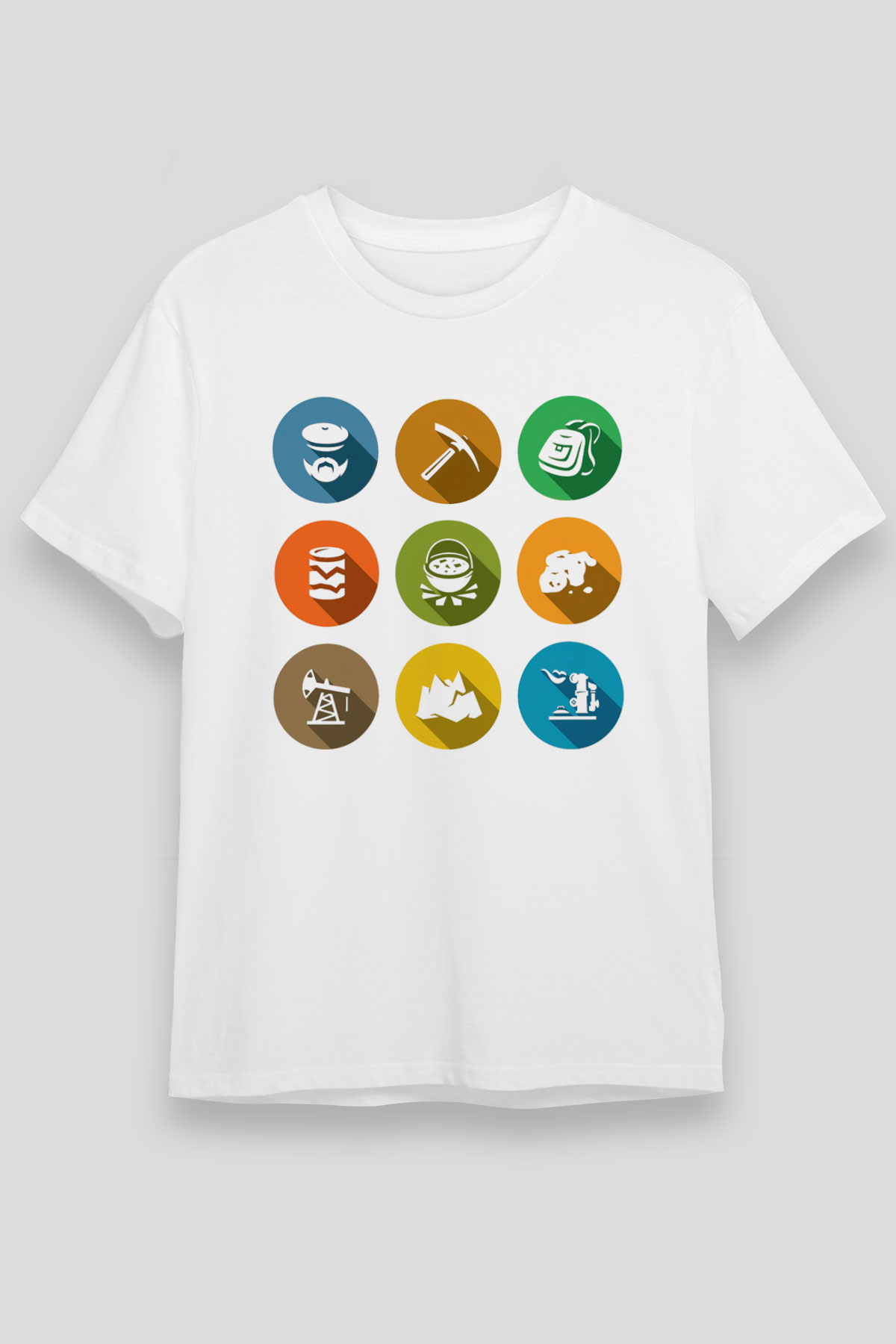 Jeolog Beyaz Unisex Tişört T-Shirt - TişörtFabrikası