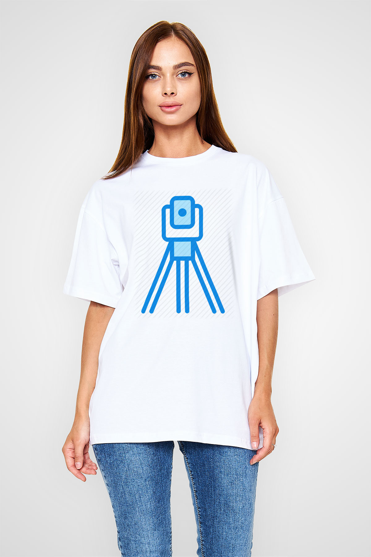 Jeoloji mühendisi Beyaz Unisex Oversize Tişört T-Shirt