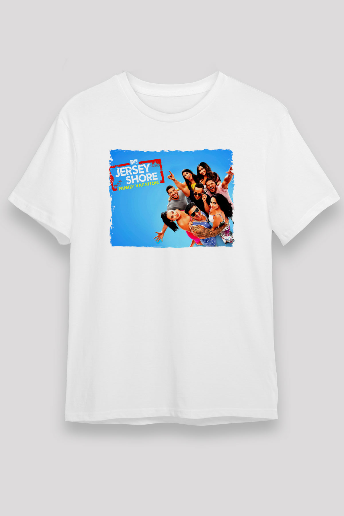 Jersey Shore Beyaz Unisex Tişört T-Shirt