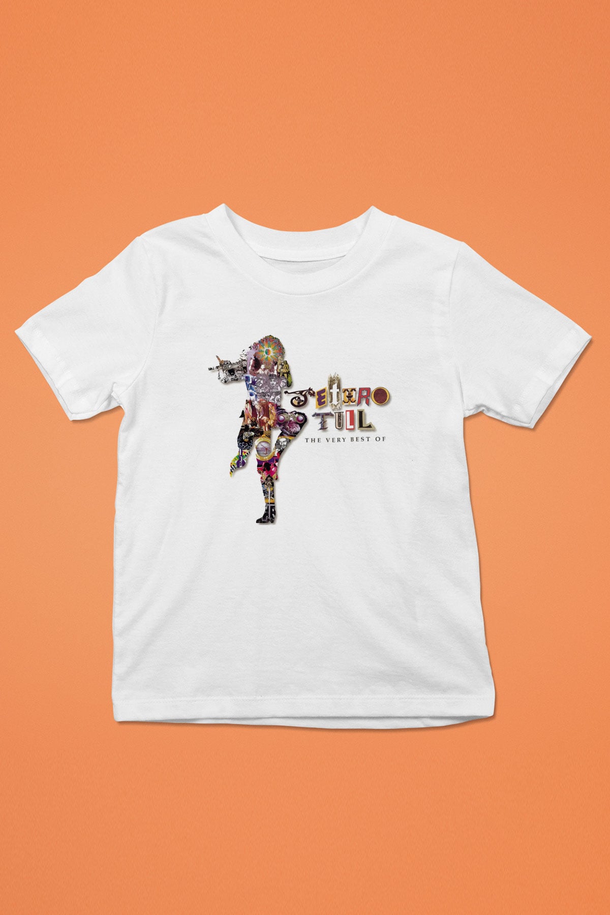 Jethro Tull Baskılı Beyaz Unisex Çocuk Tişört