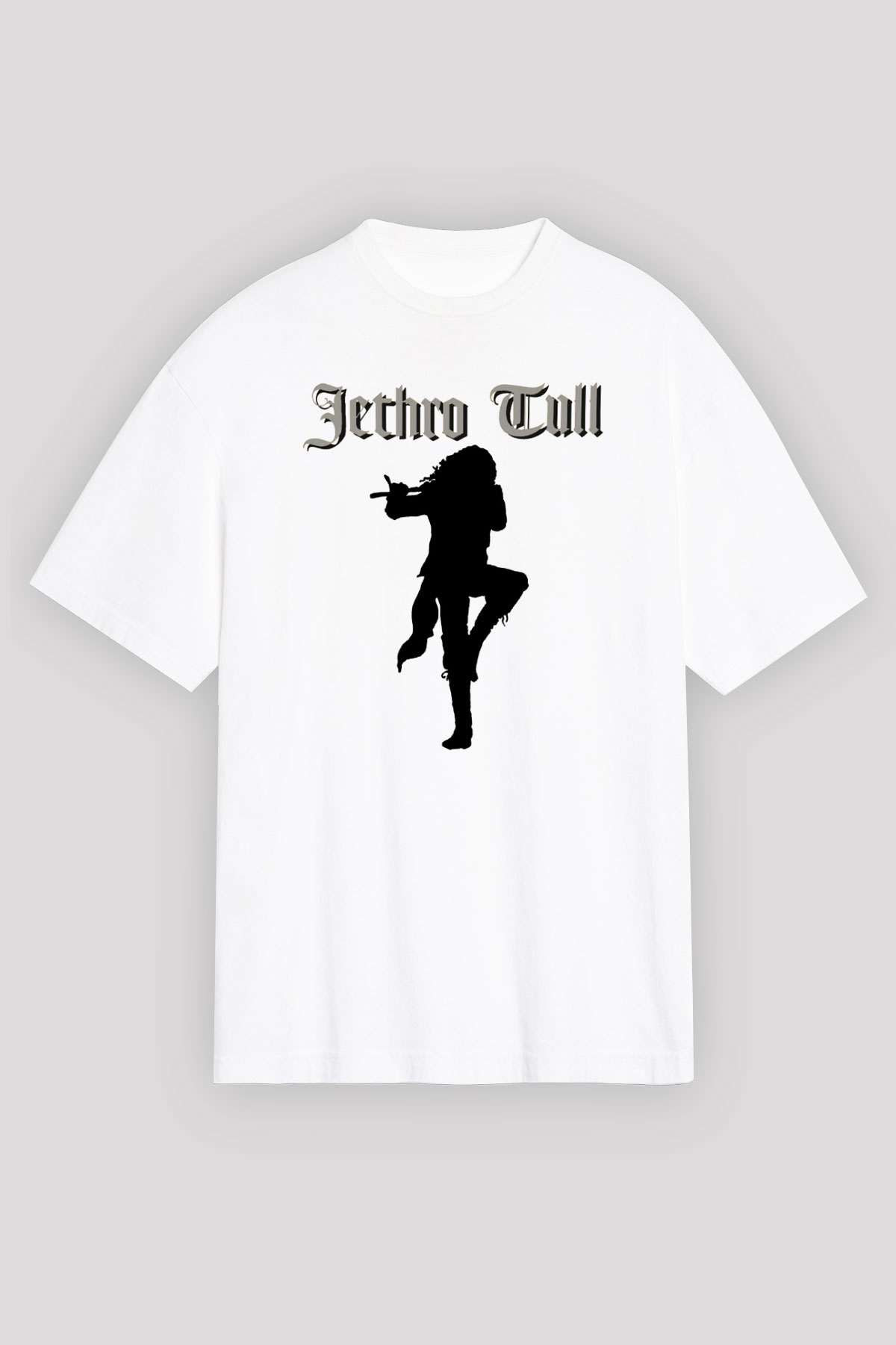 Jethro Tull Beyaz Unisex Oversize Tişört T-Shirt