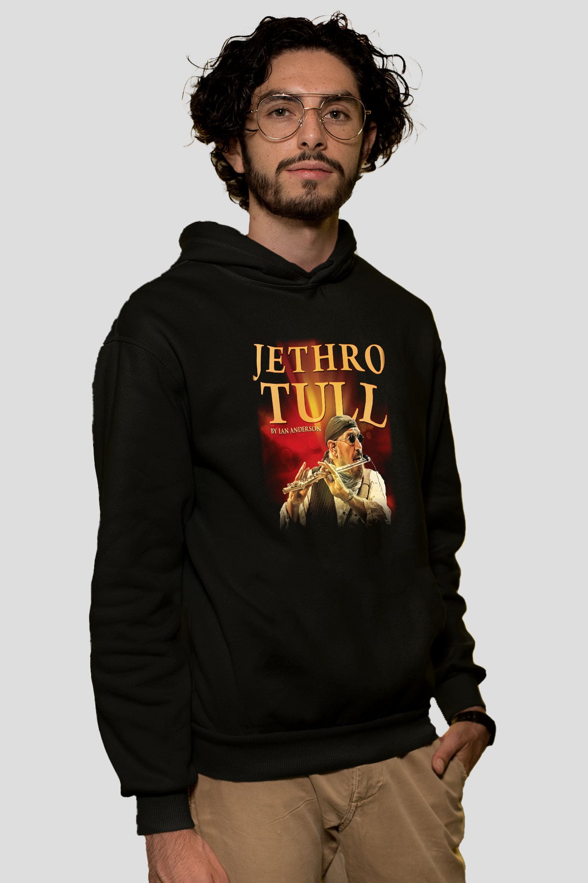 Jethro Tull Siyah Unisex Hoodie