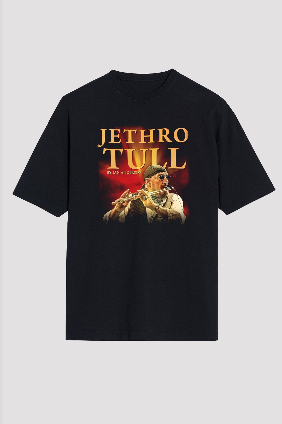 Jethro Tull Siyah Unisex Oversize Tişört T-Shirt