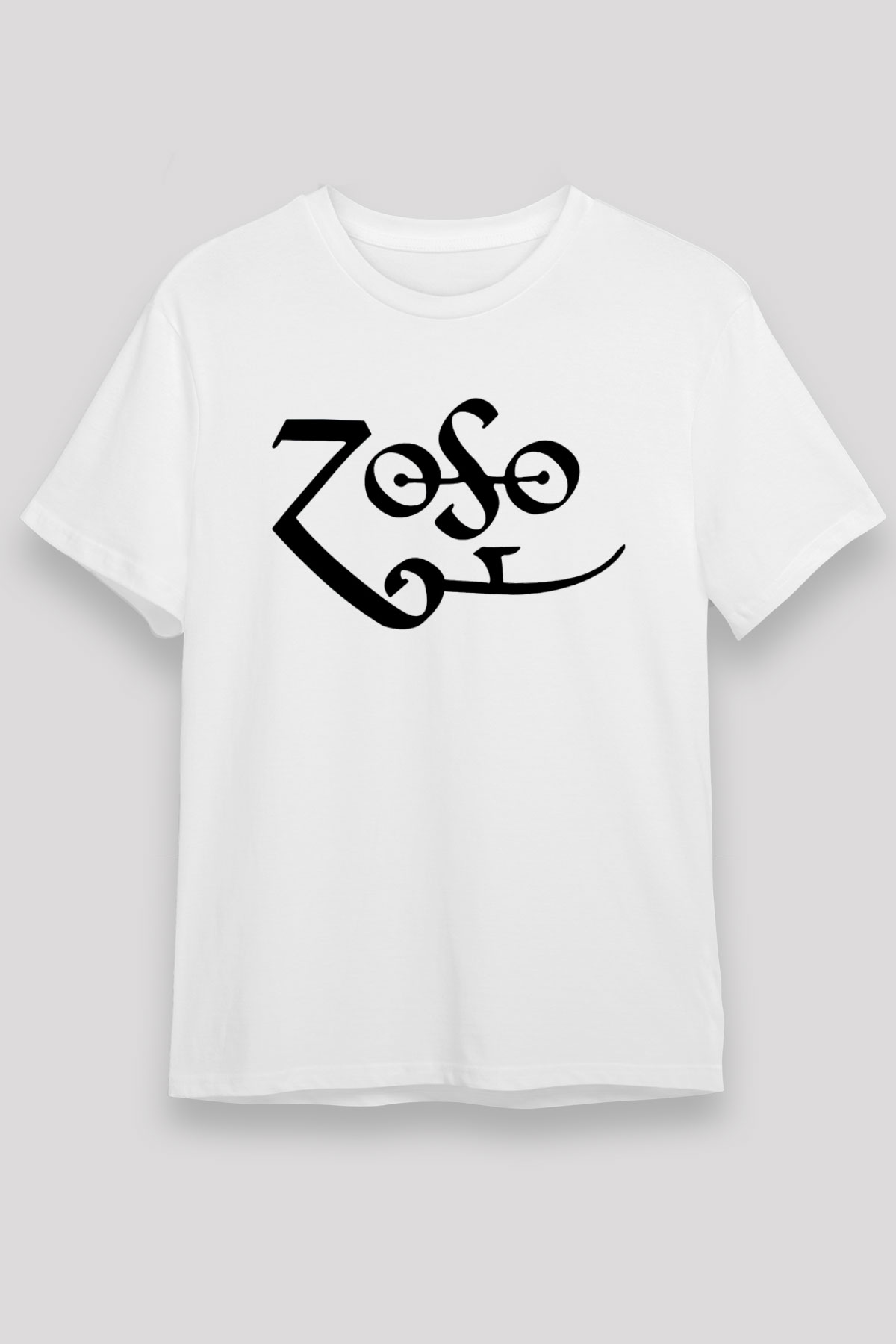 Jimmy Page Beyaz Unisex Tişört T-Shirt - TişörtFabrikası