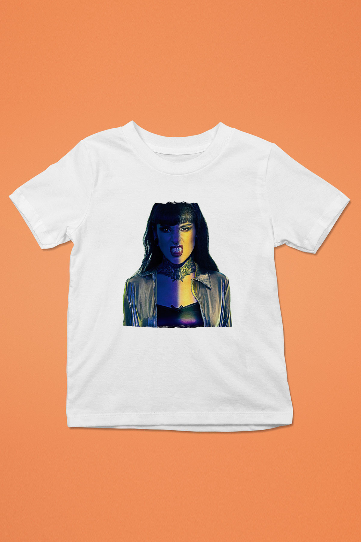 Jinjer Baskılı Beyaz Unisex Beyaz Çocuk Tişört - Tshirt