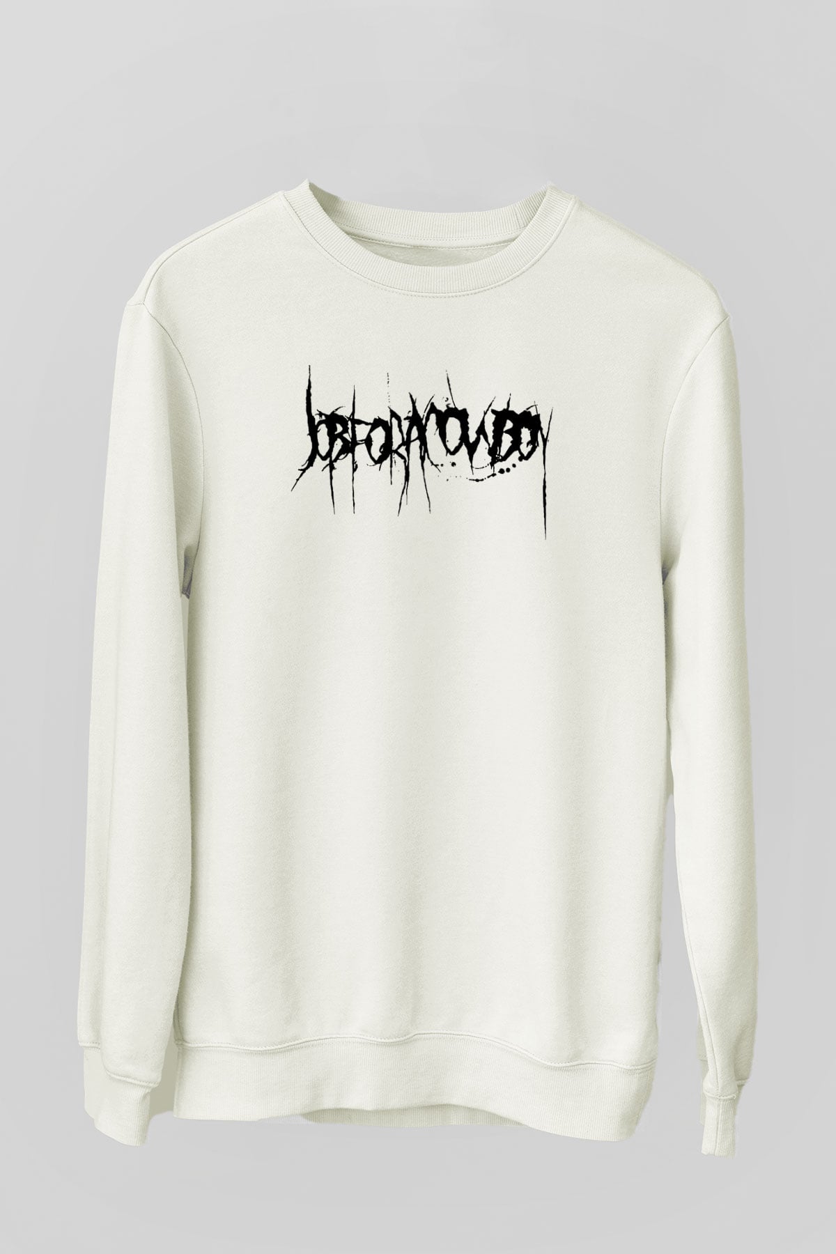 Job for a Cowboy Beyaz Unisex Sweatshirt