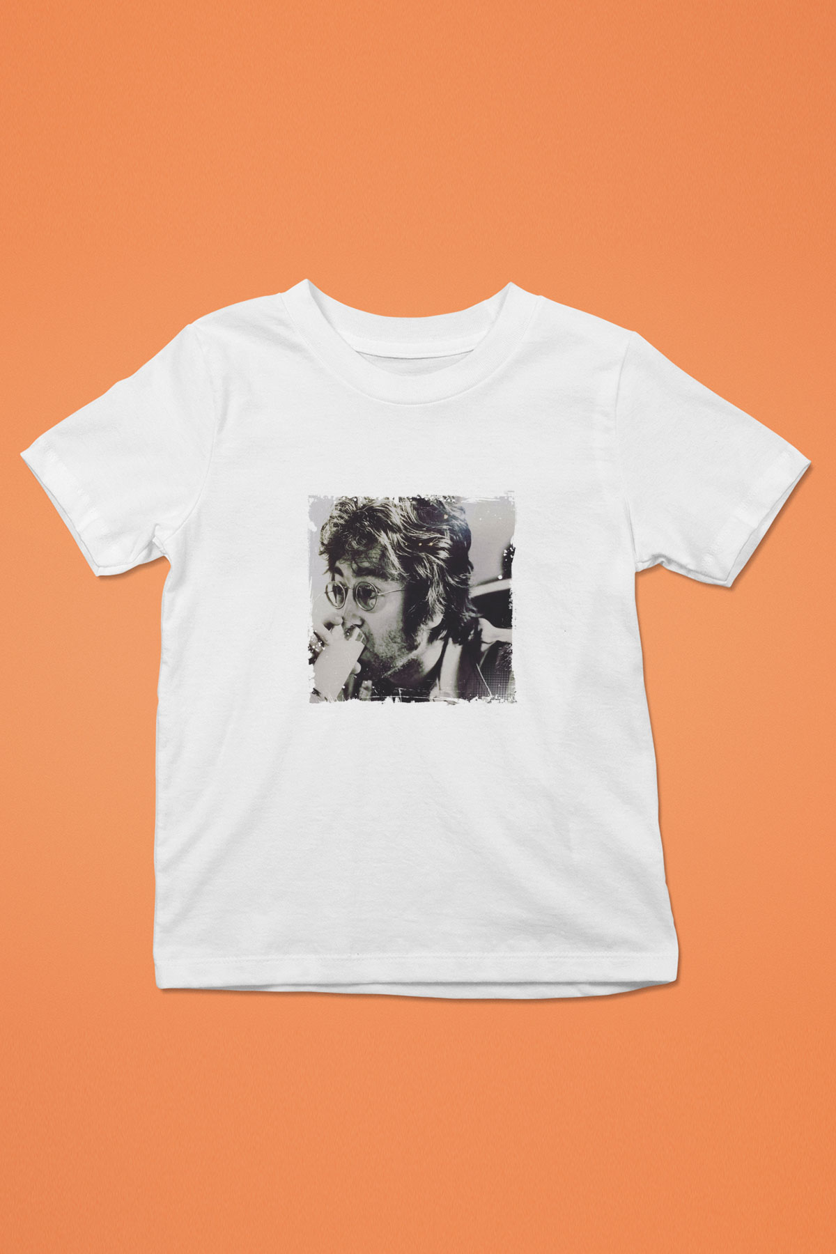John Lennon Unisex Baskılı Beyaz Çocuk Tişört
