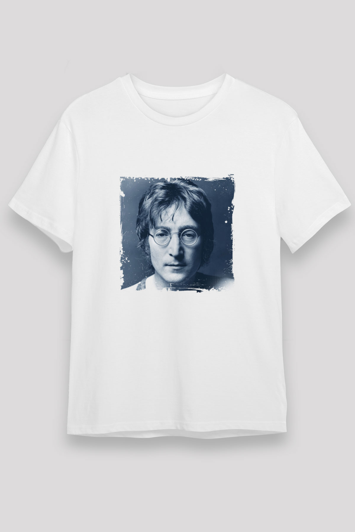 John Lennon Unisex Baskılı Beyaz Tişört