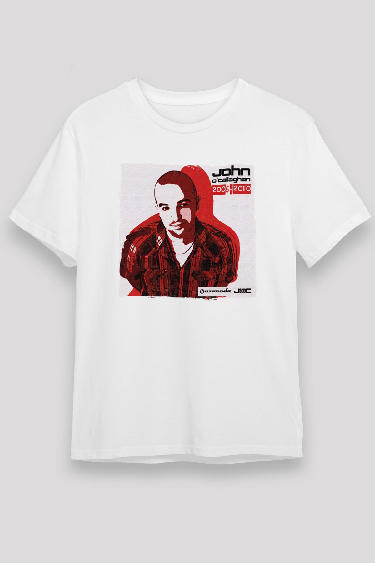 John Ocallaghan Beyaz Unisex Tişört T-Shirt - TişörtFabrikası