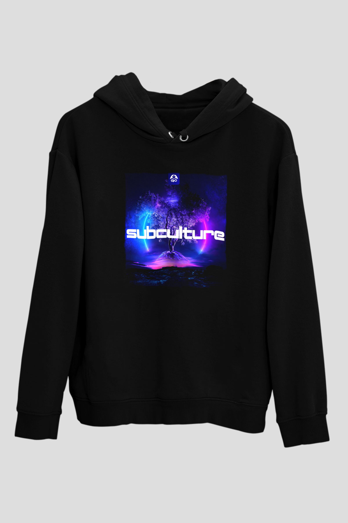 John Ocallaghan Siyah Unisex Kapüşonlu Sweatshirt