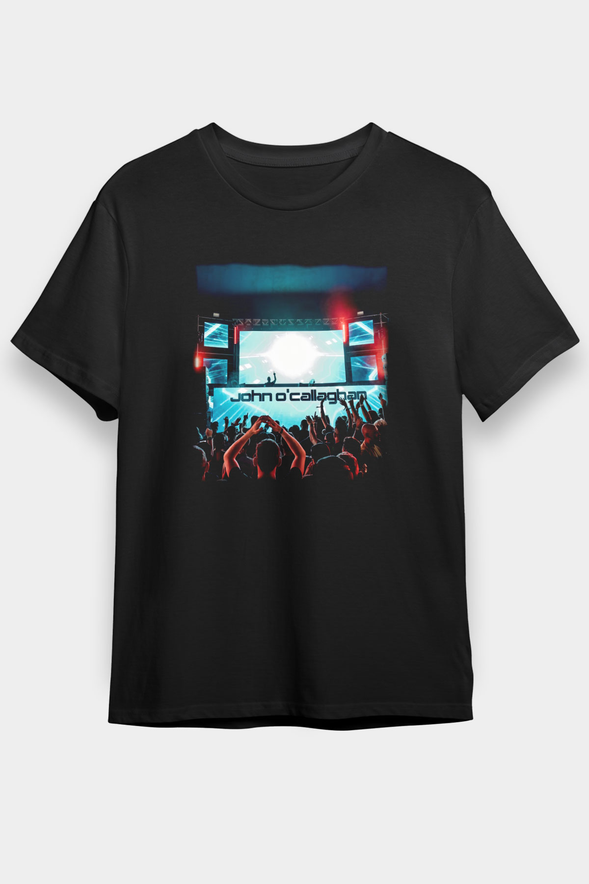John Ocallaghan Siyah Unisex Tişört T-Shirt - TişörtFabrikası