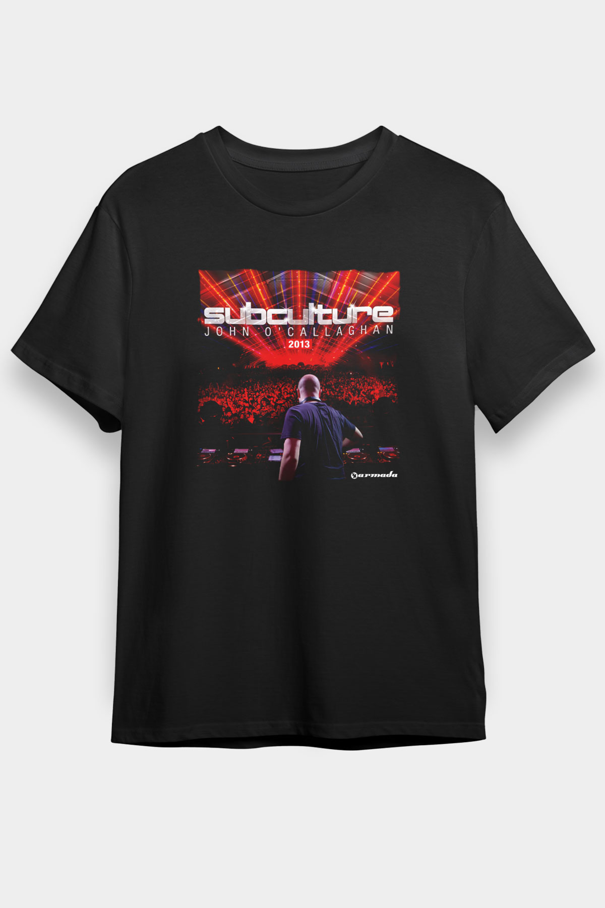 John Ocallaghan Siyah Unisex Tişört T-Shirt - TişörtFabrikası