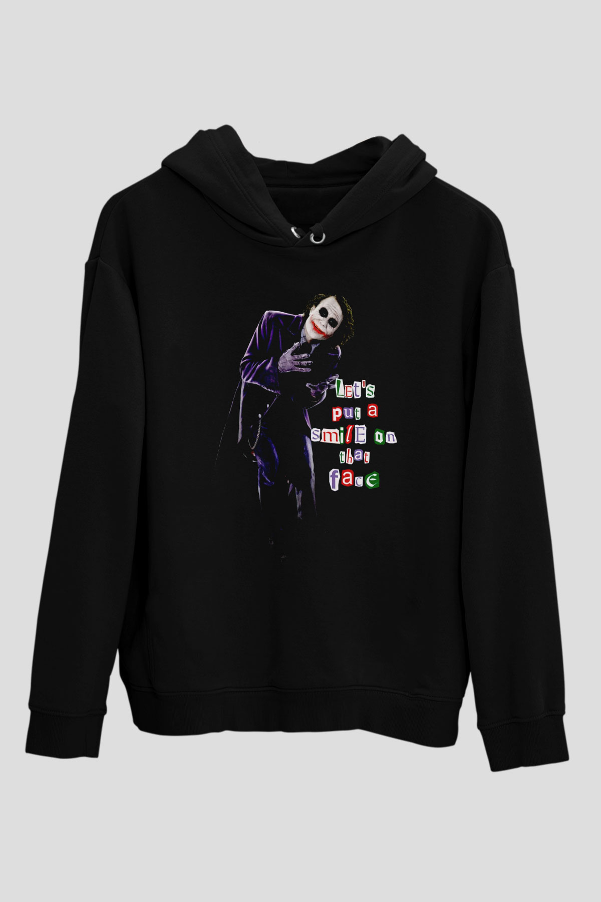 JokerSiyah  Unisex Hoodie
