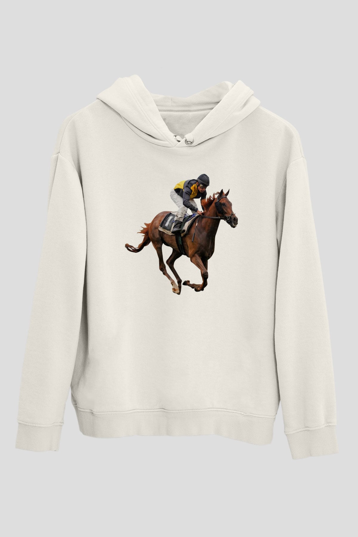Jokey Beyaz Unisex Hoodie