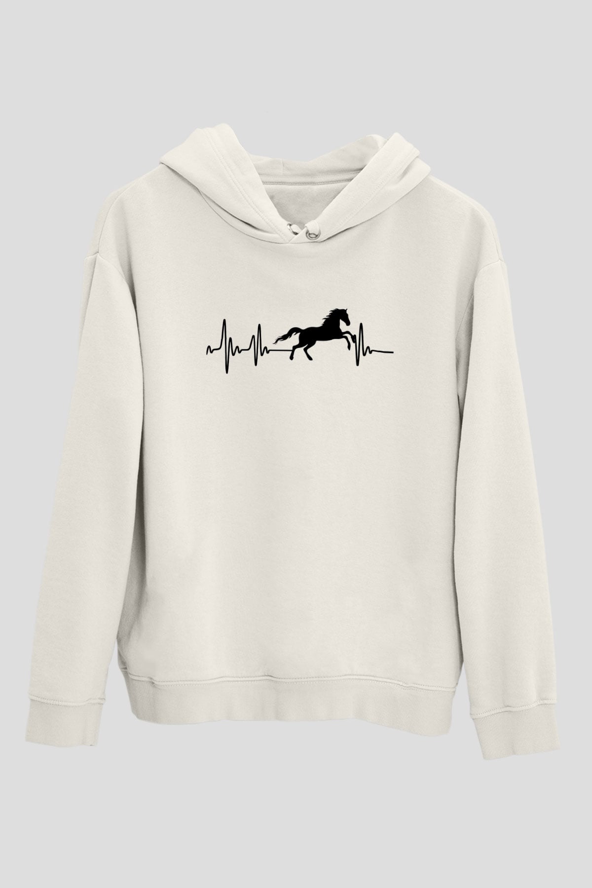 Jokey Beyaz Unisex Kapüşonlu Sweatshirt