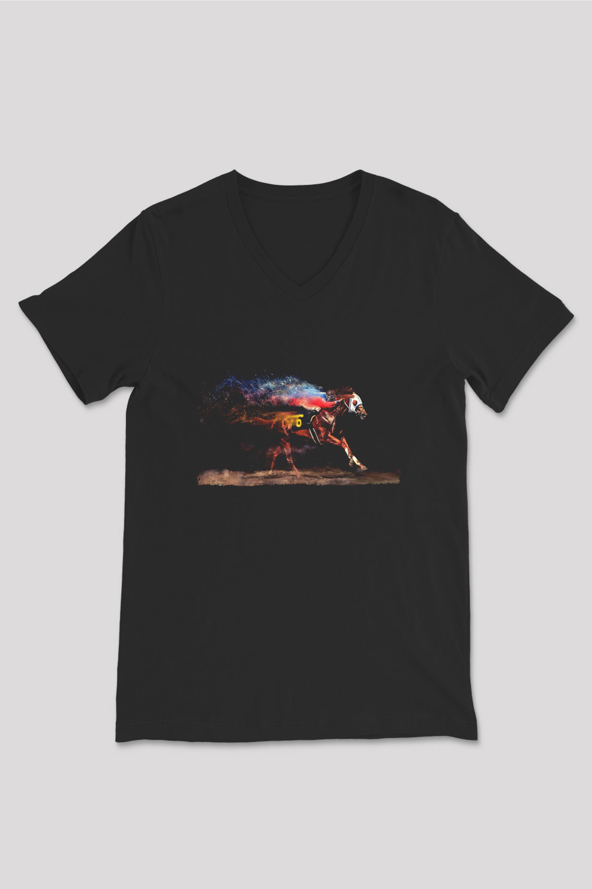 Jokey Siyah Unisex V Yaka Tişört