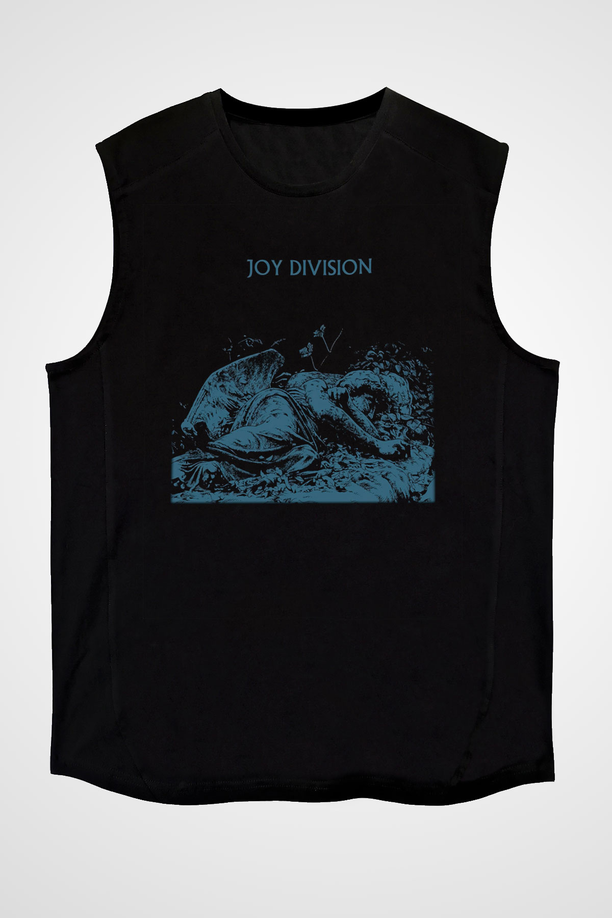 Joy Division Siyah Unisex Kolsuz Tişört