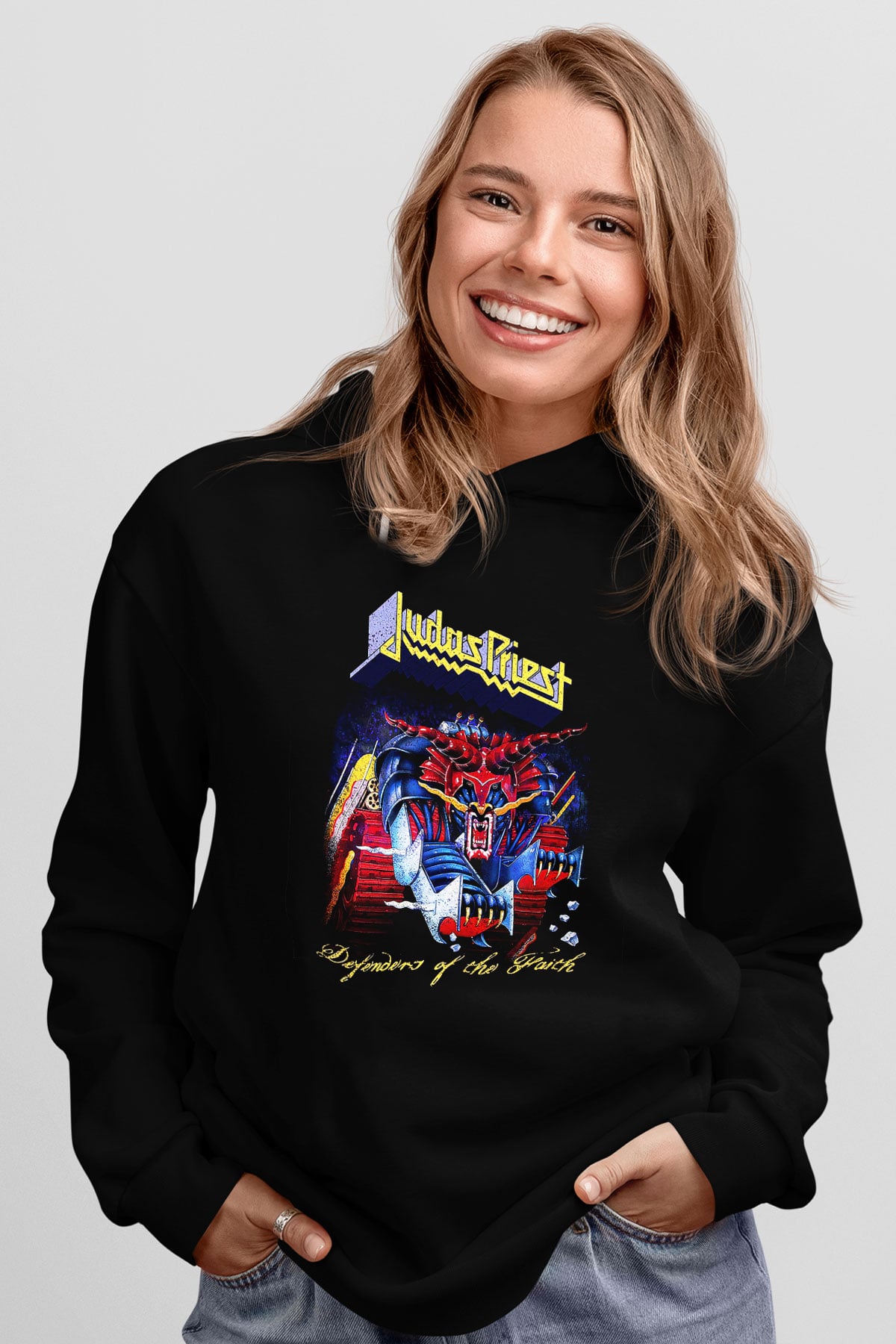 Judas Priest Siyah Unisex Hoodie