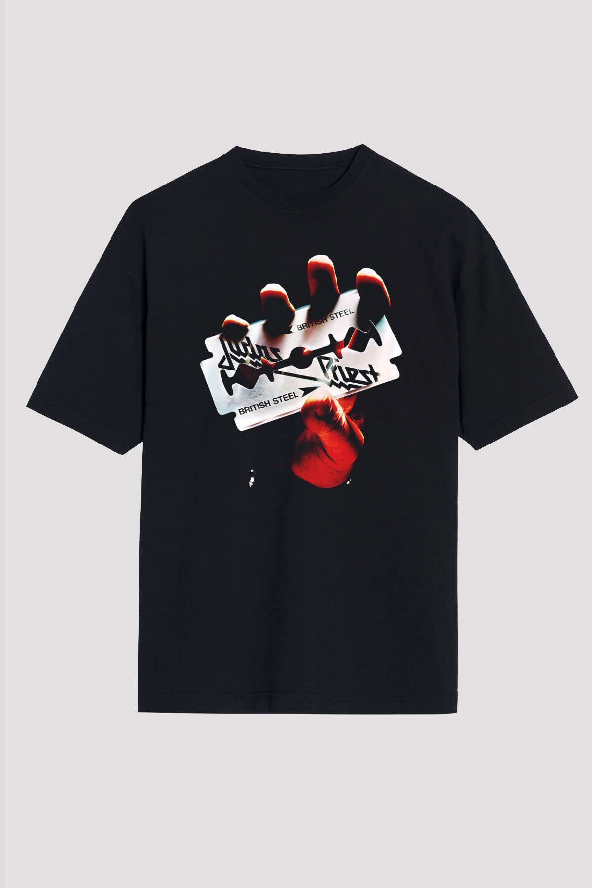 Judas Priest Siyah Unisex Oversize Tişört T-Shirt