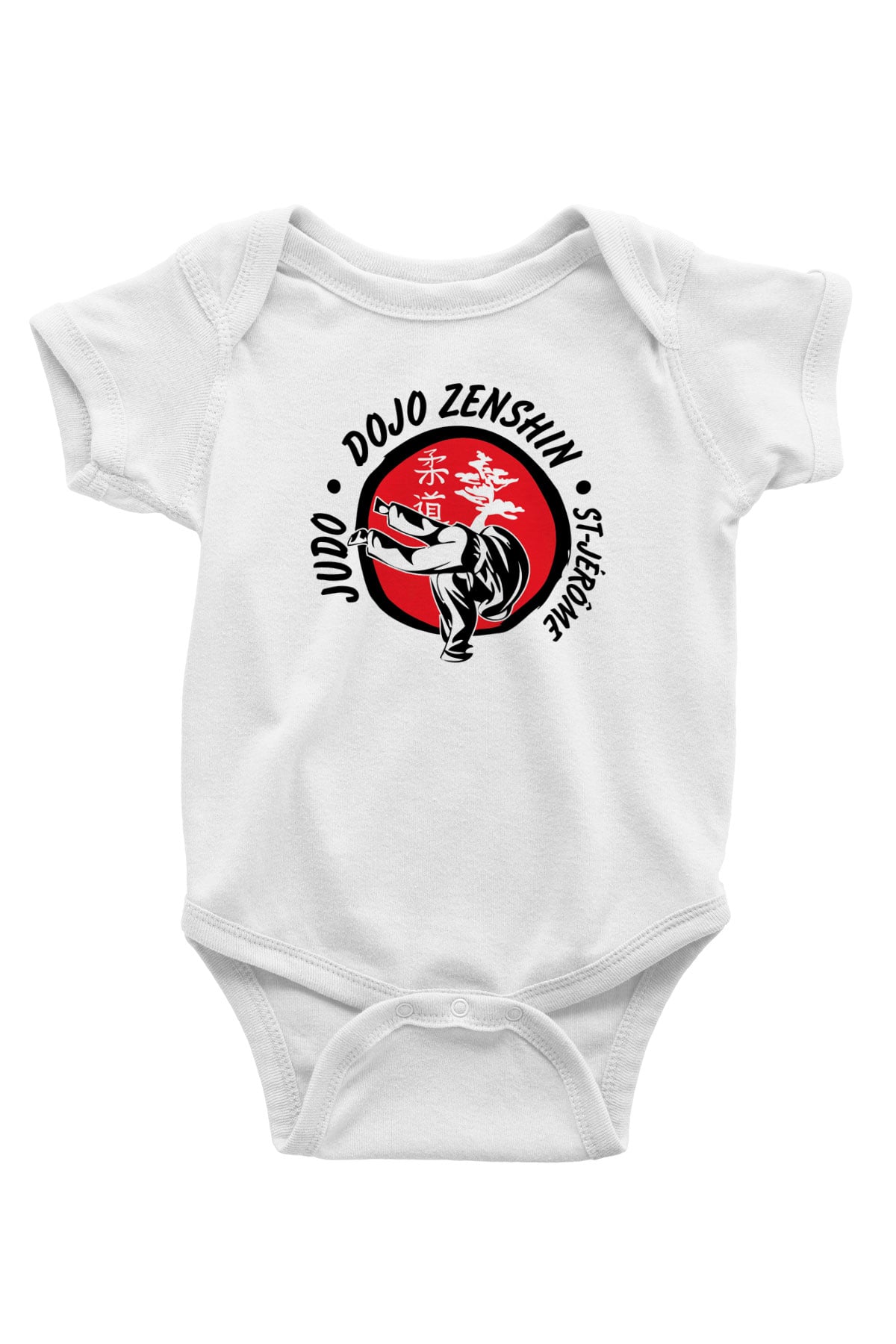 Judo Beyaz Bebek Body - Zıbın