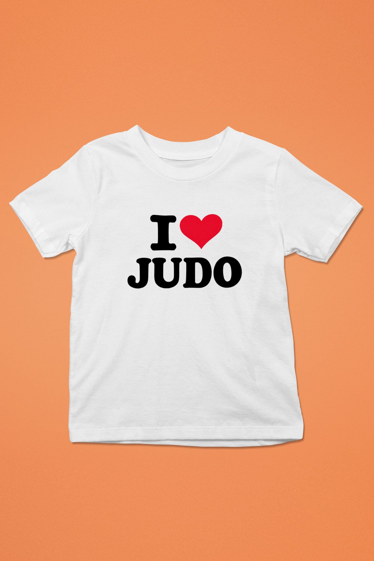 Judo Beyaz Unisex Çocuk Tişört