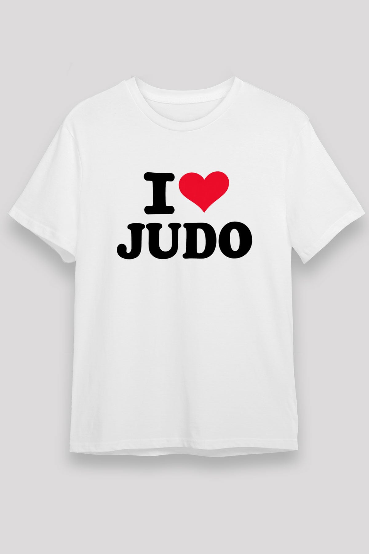 Judo Beyaz Unisex Tişört T-Shirt - TişörtFabrikası
