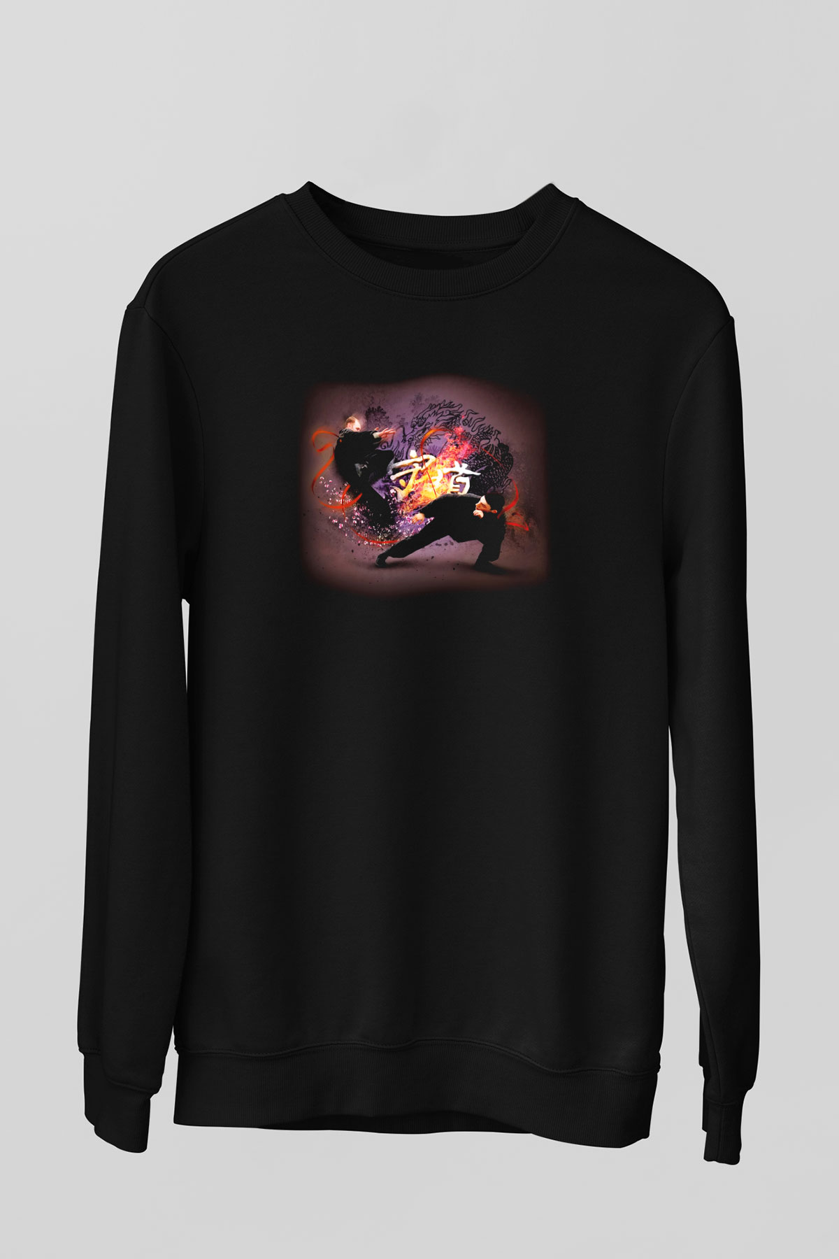 Judo Siyah Unisex Sweatshirt