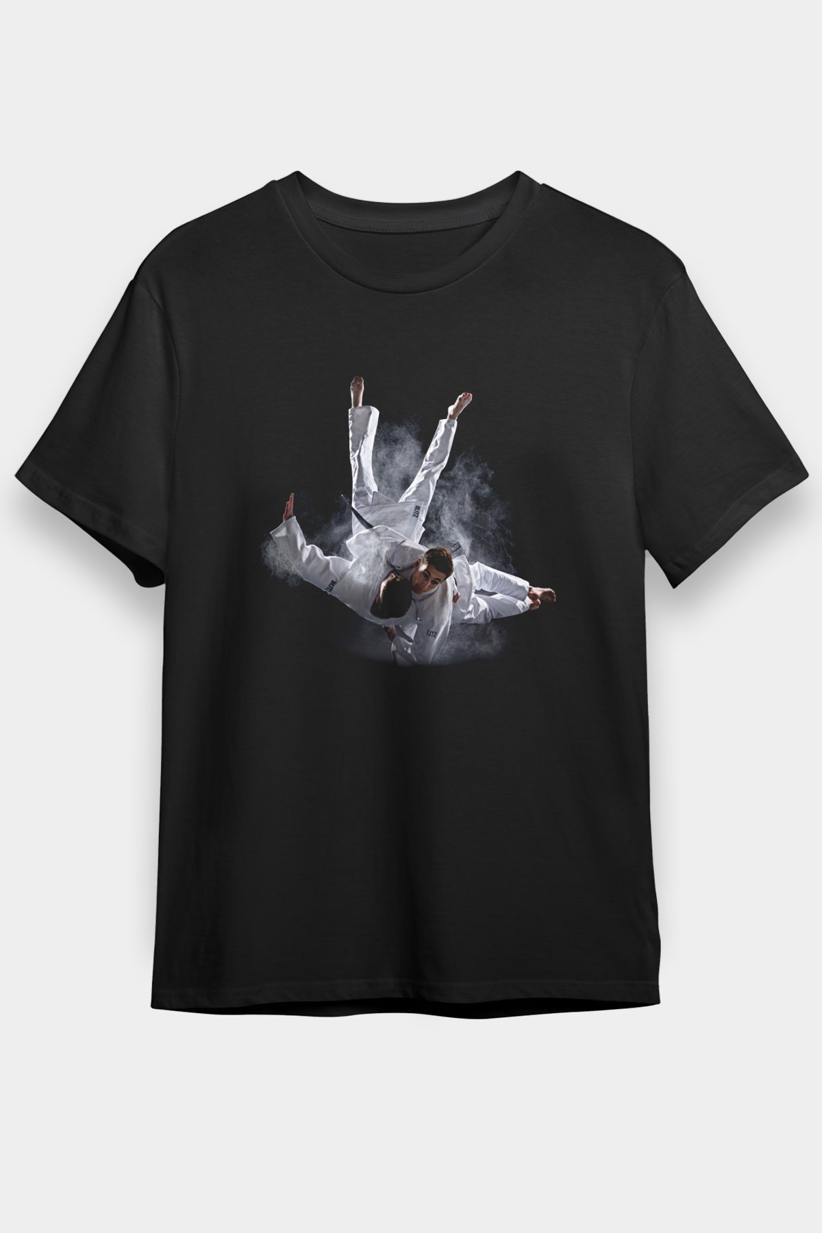 Judo Siyah Unisex Tişört T-Shirt - TişörtFabrikası