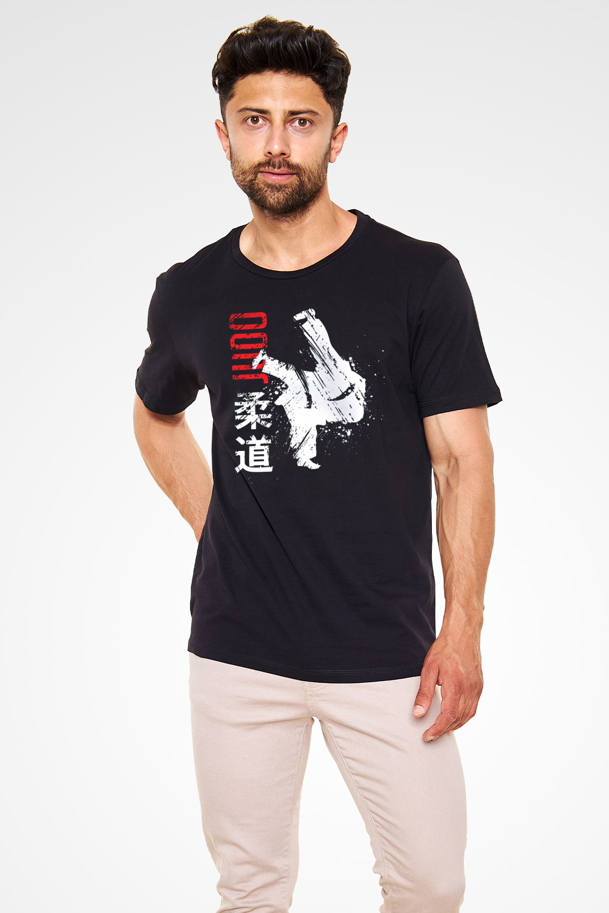 Judo Siyah Unisex Tişört T-Shirt - TişörtFabrikası